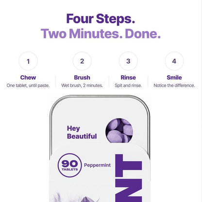 Purple Toothpaste Tablets